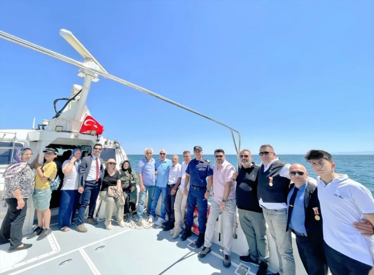 Tekirdağ'da gaziler ve şehit aileleri için tekne turu düzenlendi