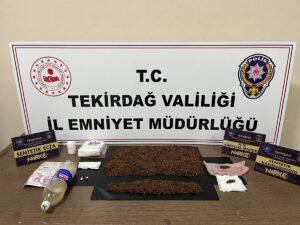 TEKİRDAĞ (AA) – Tekirdağ'da uyuşturucu operasyonunda gözaltına alınan 3 şüpheli