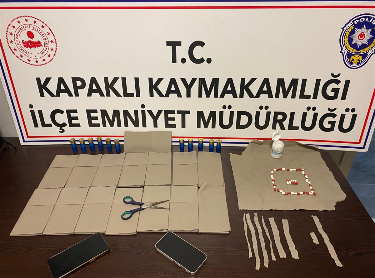 Tekirdağ'da uyuşturucu operasyonunda yakalanan 4 şüpheli tutuklandı