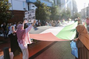 TRABZON (AA) – Trabzon'da Filistin'e destek için yürüyüş yapıldı. Ortahisar