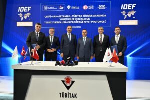 - TÜBİTAK ile HAVELSAN, ASFAT, SAHA İSTANBUL ve ODTÜ arasında