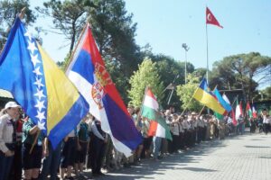 İSTANBUL (AA) – Türk İzci Toyu'nun açılış seremonisi, 22 ülkeden