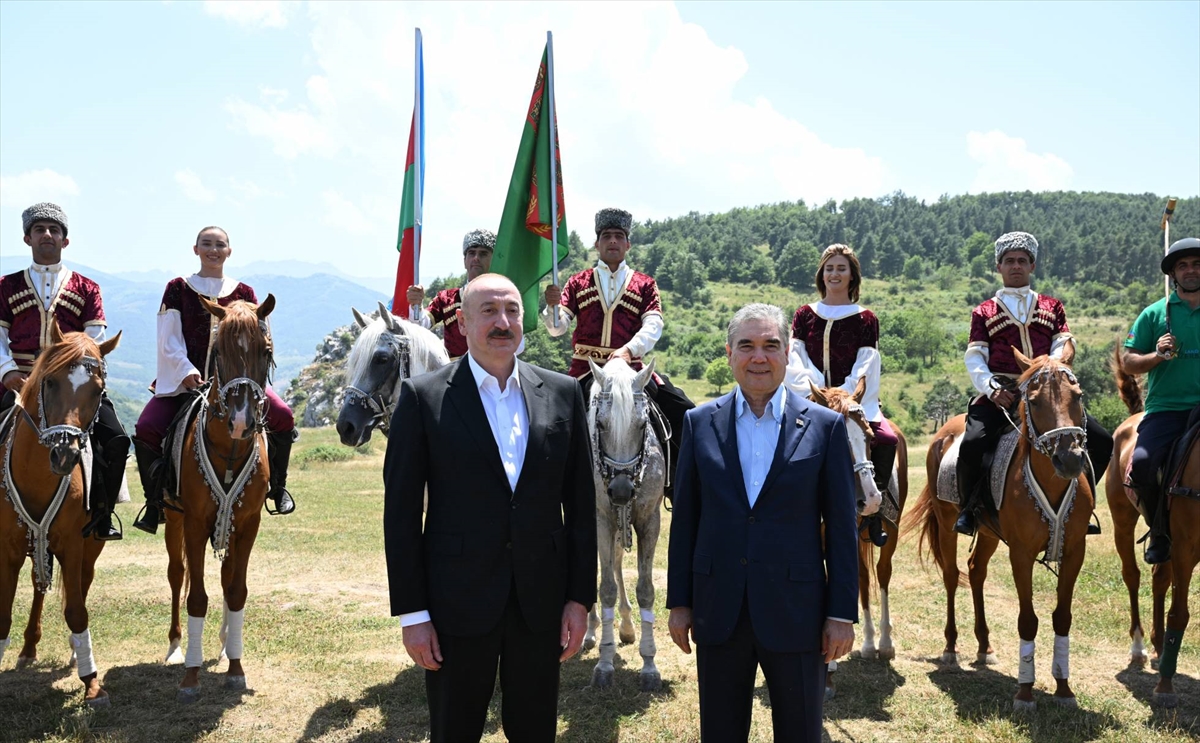 Türkmenistan Milli Lideri Berdimuhammedov, Cumhurbaşkanı Aliyev ile Karabağ'ı ziyaret etti