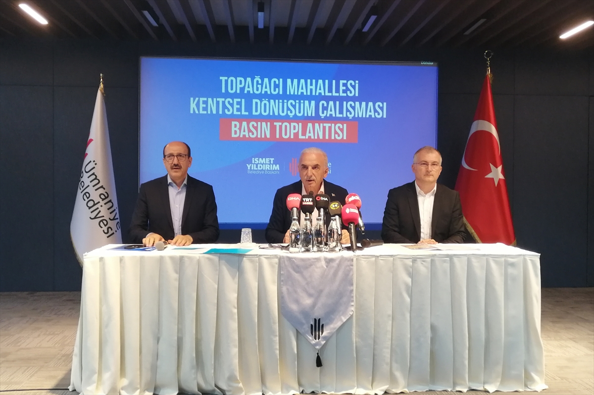 Ümraniye Belediye Başkanı Yıldırım, ilçedeki kentsel dönüşüm projelerini değerlendirdi: