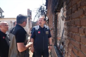 - "(Genel Hayata Etkili Afet Bölgesi) Bununla ilgili çalışmaları da