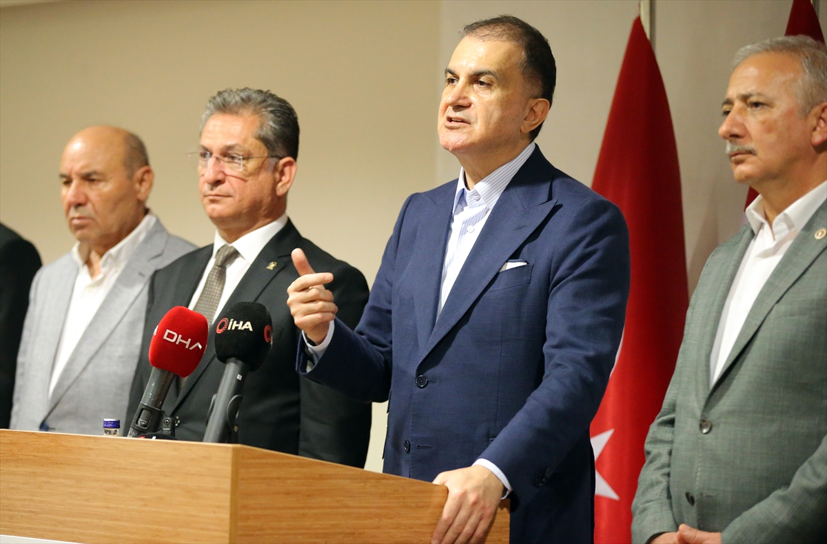 AK Parti Genel Başkan Yardımcısı ve Parti Sözcüsü Çelik, Muğla'da açıklamada bulundu: (1)