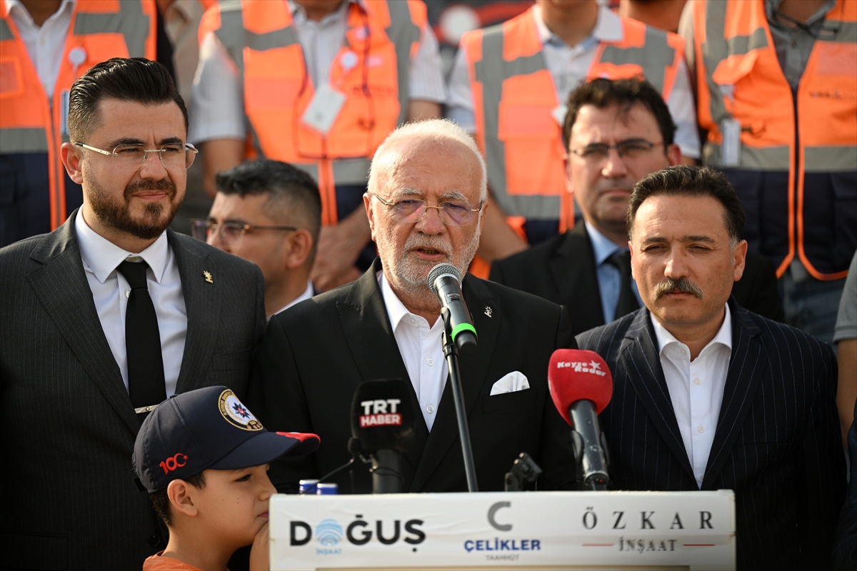 AK Parti Genel Başkanvekili Elitaş, Kayseri'de hızlı tren şantiyesinde konuştu: