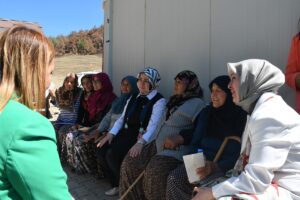 - "Artık, kadınlarımız inancıyla, kimliğiyle, değerleriyle, toplumun her alanında özgürce