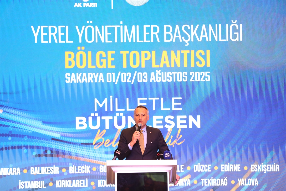 AK Parti Yerel Yönetimler Bölge Toplantısı Sakarya'da yapıldı