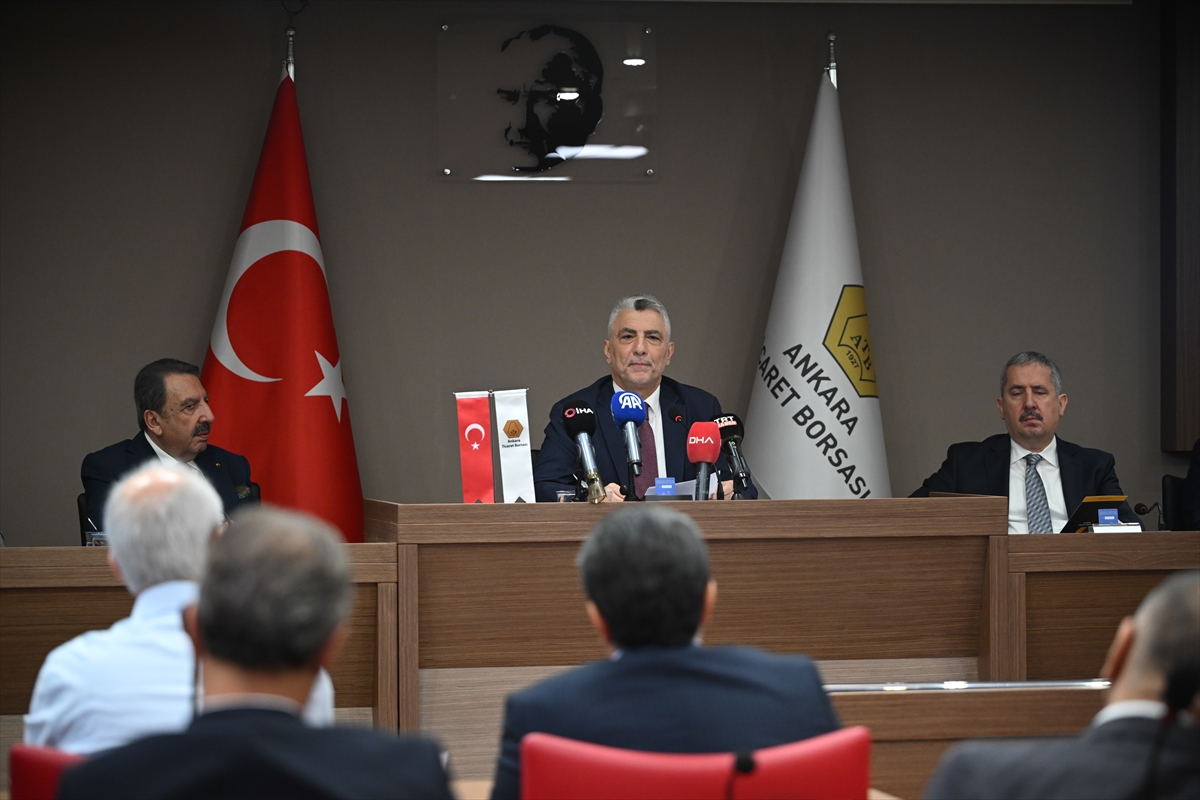Bakan Bolat Ankara Ticaret Borsasını ziyaretinde konuştu: