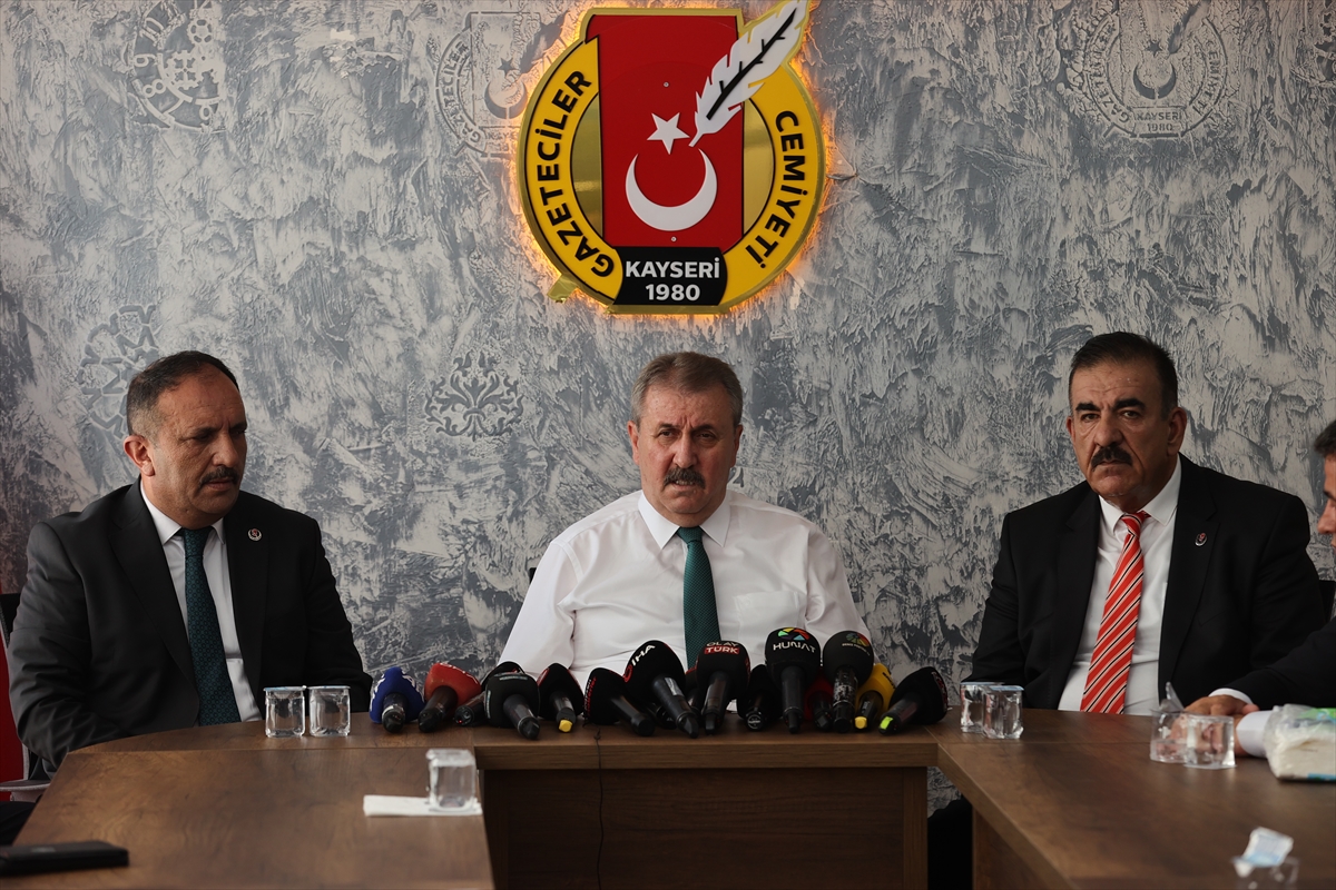 BBP Genel Başkanı Destici, Kayseri'de konuştu: