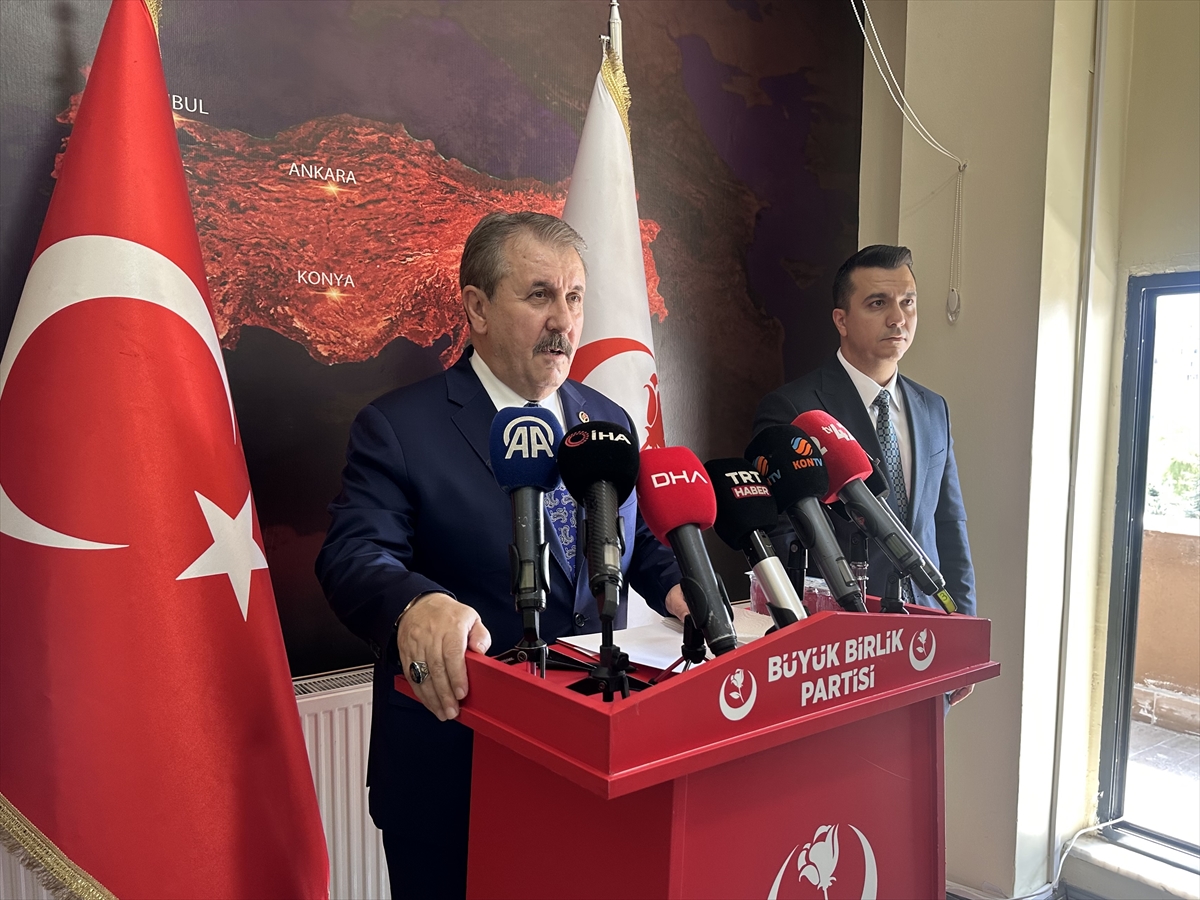 BBP Genel Başkanı Destici Konya'da konuştu: