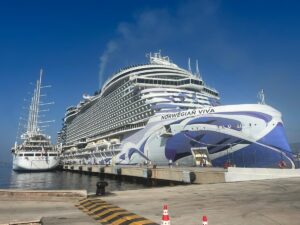 MUĞLA (AA) – Muğla'nın Bodrum ilçesine "Norwegian Viva" ve "Club