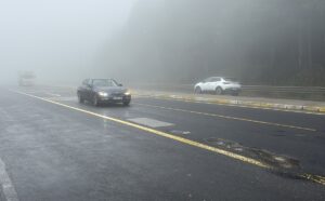 BOLU (AA) – D-100 kara yolunun Bolu Dağı kesiminde sağanak