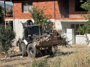 BURDUR (AA) – Burdur'un Bucak ilçesinde "kötü koku" geldiği gerekçesiyle