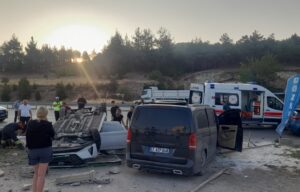 - Kaza anı, güvenlik kamerası tarafından kaydedildi