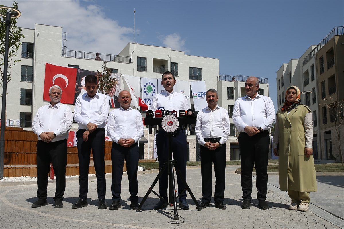 Çevre, Şehircilik ve İklim Değişikliği Bakanı Kurum, Adıyaman'da konuştu: