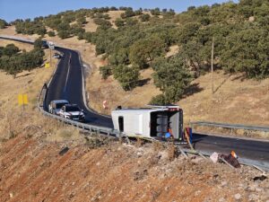 DİYARBAKIR (AA) – Diyarbakır'da minibüsün devrilmesi sonucu 1 kişi öldü,