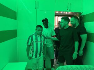 KONYA (AA) – SAVAŞ GÜLER – Konyasporlu futbolcular Melih İbrahimoğlu