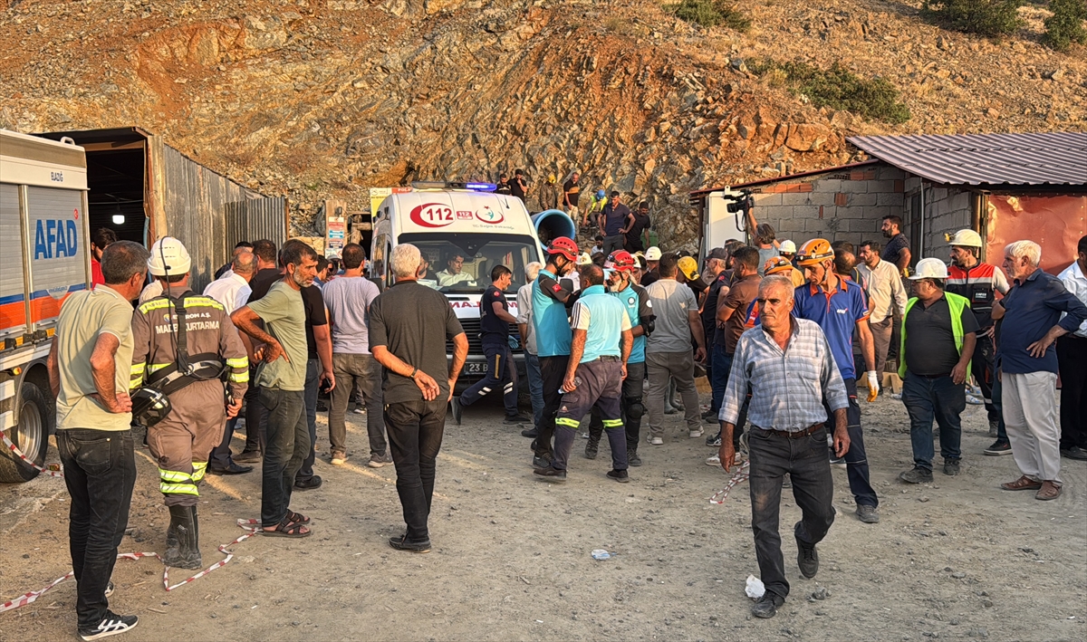 GÜNCELLEME 3 – Elazığ Palu'da maden ocağında meydana gelen göçükte 1 işçi hayatını kaybetti