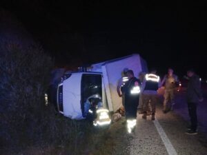 ERZİNCAN (AA) – Erzincan’da devrilen kamyonetin sürücüsü hayatını kaybetti. Zeki