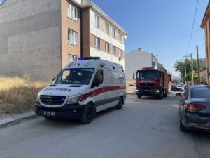 ESKİŞEHİR (AA) – Eskişehir'in Tepebaşı ilçesindeki bir apartman dairesinde çıkan