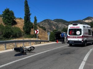 GİRESUN (AA) – Giresun'un Şebinkarahisar ilçesinde meydana gelen motosiklet kazasında