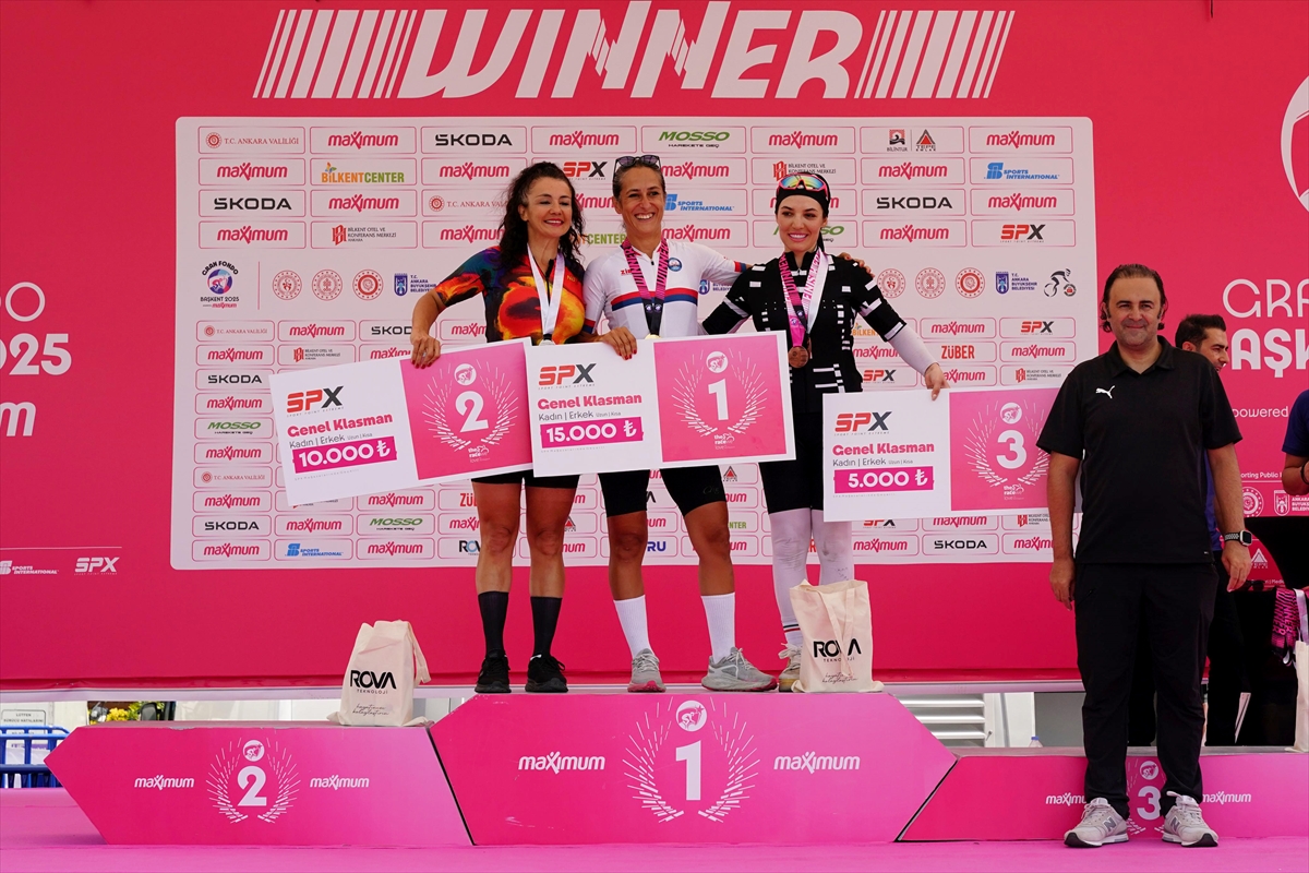 Gran Fondo Başkent Bisiklet Yarışı, Ankara'da tamamlandı