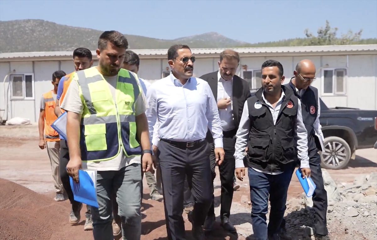 Hatay Hassa'da 622 afet konutunun yapımı devam ediyor