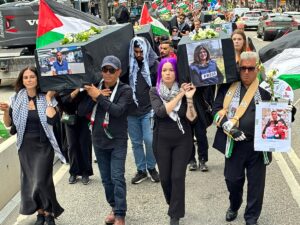 STOCKHOLM (AA) – İsveç’in başkenti Stockholm’de, İsrail’in Gazze ve Batı