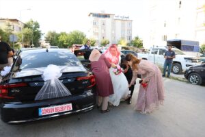 KAHRAMANMARAŞ (AA) – Kahramanmaraş'ın Göksun ilçesinde, engelli Hatice Alkan'ın düğün