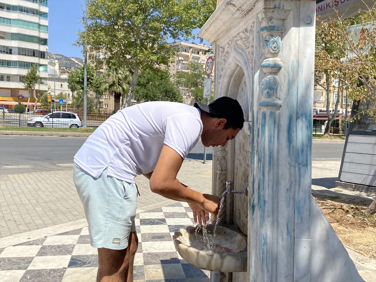 Kahramanmaraş'ta sıcak hava etkisini sürdürüyor