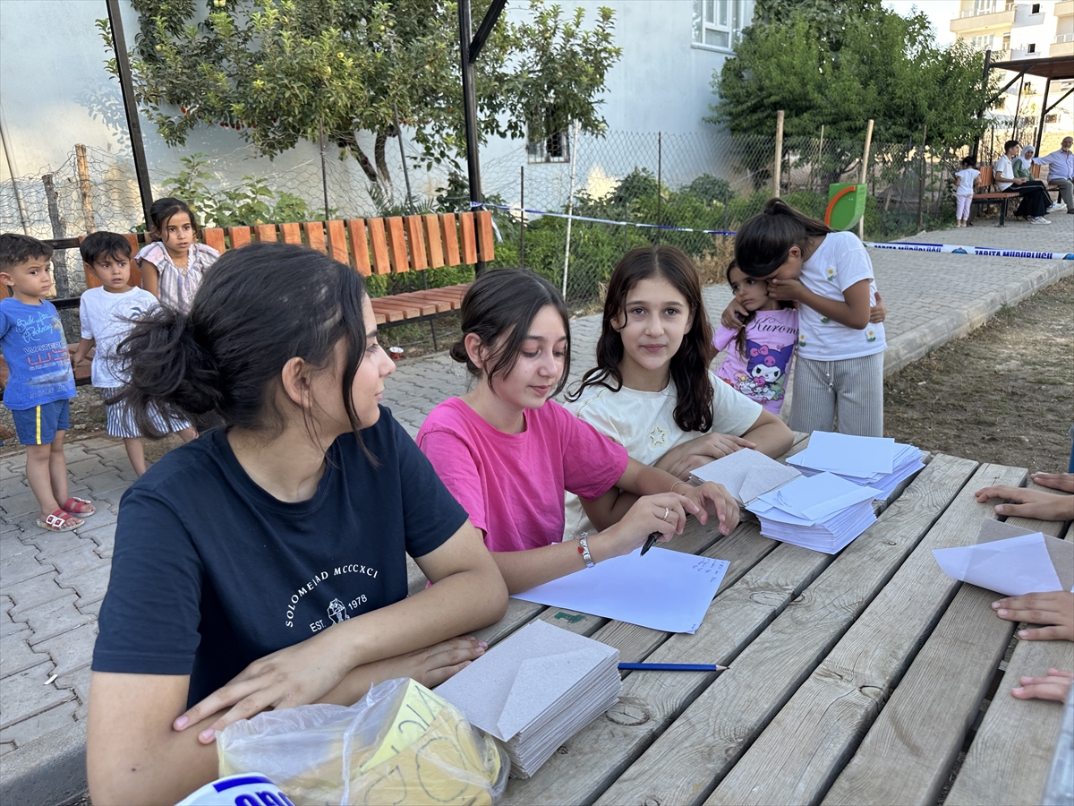 Kahta'da yapılan parkın adını çocuklar oylarıyla belirledi