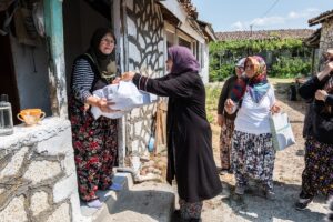 KIRKLARELİ (AA) – Kırklareli'nde köylü kadınlar, yağmur duası, bolluk, bereket