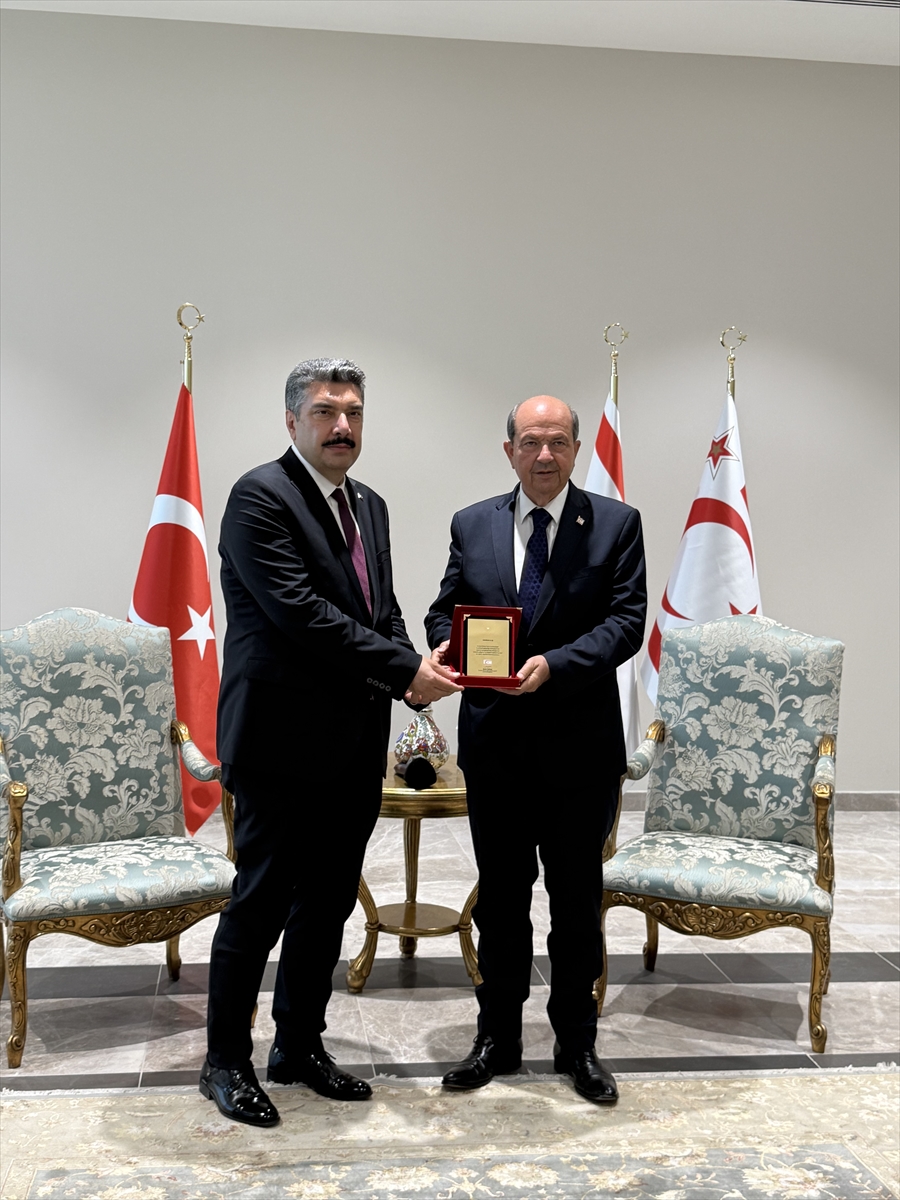 KKTC Cumhurbaşkanı Tatar, HAVELSAN Genel Müdürü Nacar'ı kabul etti