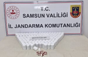 SAMSUN (AA) – Samsun'un İlkadım ilçesinde uyuşturucu operasyonunda 9 bin