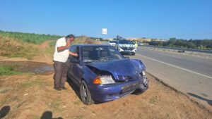 SAMSUN (AA) – Samsun'un Bafra ilçesinde iki otomobilin çarpışması sonucu