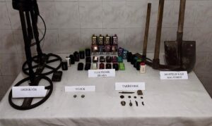 SİNOP (AA) – Sinop'un Durağan ilçesinde düzenlenen tarihi eser kaçakçılığı