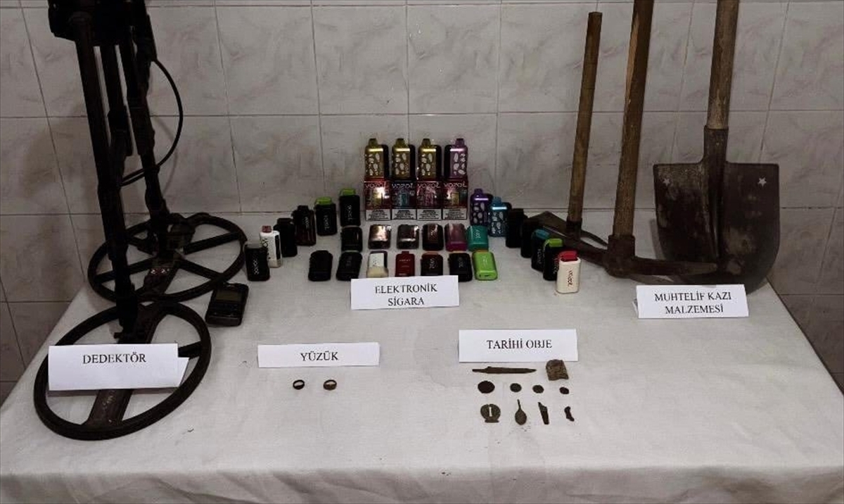 Sinop'ta tarihi eser kaçakçılığı operasyonunda 1 kişi gözaltına alındı