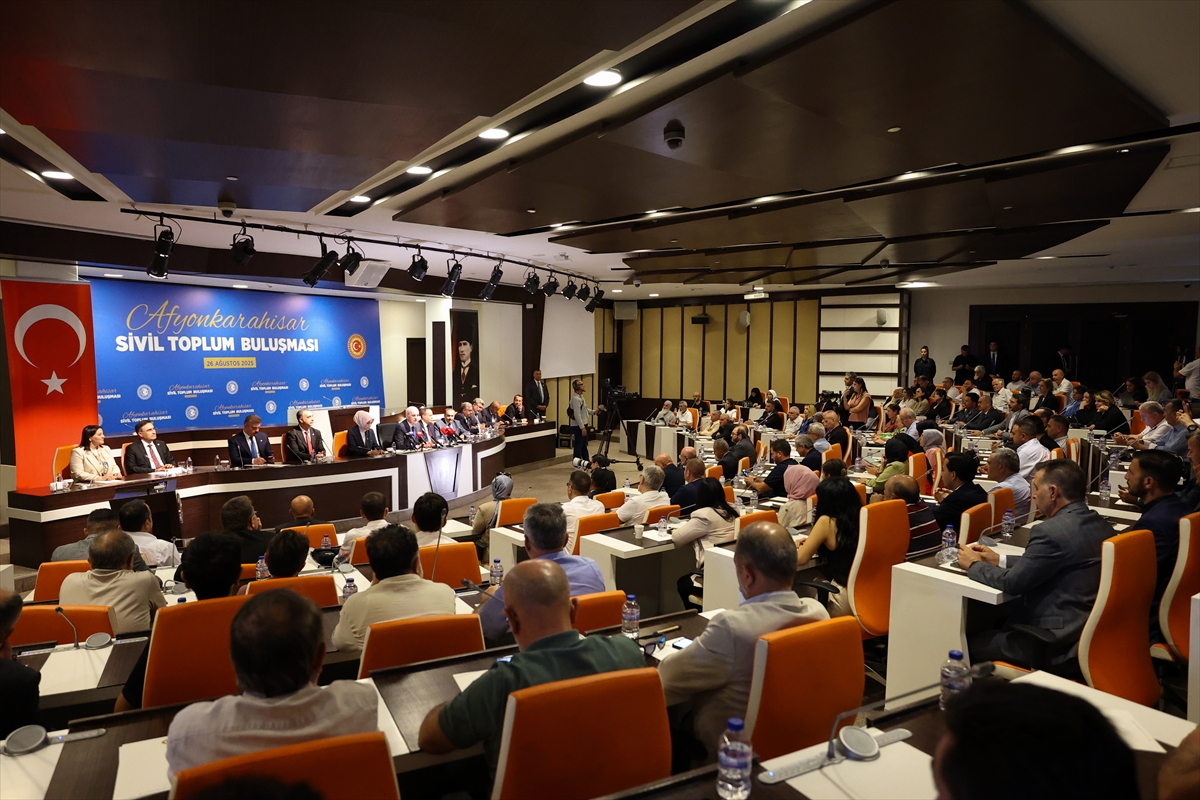 TBMM Başkanı Kurtulmuş Afyonkarahisar Sivil Toplum Buluşması Programı'nda konuştu: