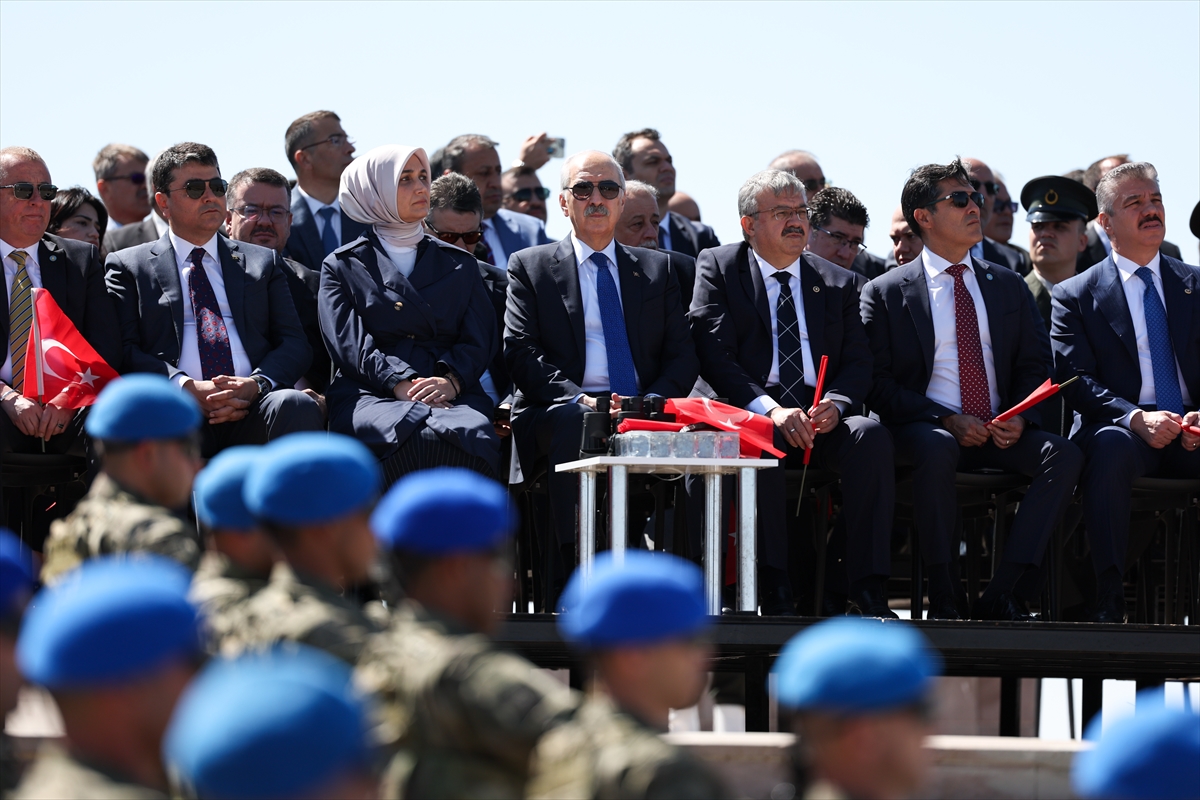 TBMM Başkanı Kurtulmuş, Kocatepe Başkomutan Mustafa Kemal Anıtı'ndaki törene katıldı