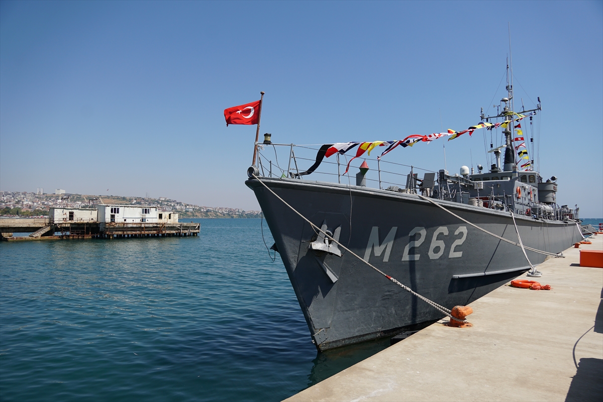 Tekirdağ'da “TCG Enez” gemisi ziyarete açıldı