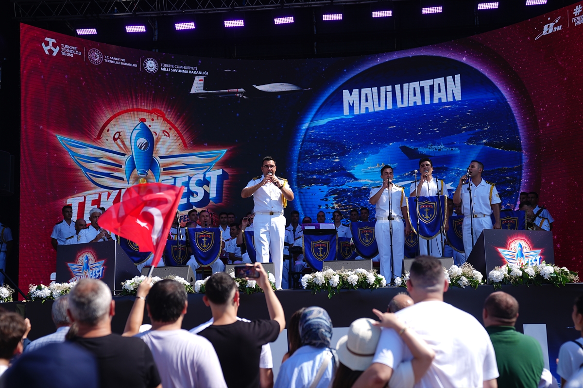“TEKNOFEST Mavi Vatan” 30 Ağustos Zafer Bayramını bando konseriyle karşıladı