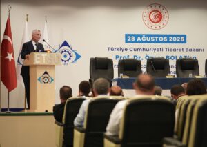 ERZURUM (AA) – Ticaret Bakanı Ömer Bolat, "İhracatımız mal olarak