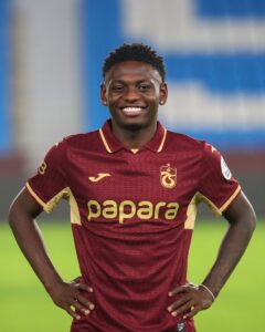 TRABZON (AA) – Trabzonspor, Belçikalı futbolcu Kazeem Olaigbe ile 5