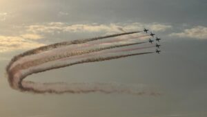 TRABZON (AA) – Türk Hava Kuvvetlerinin akrobasi timi Türk Yıldızları,