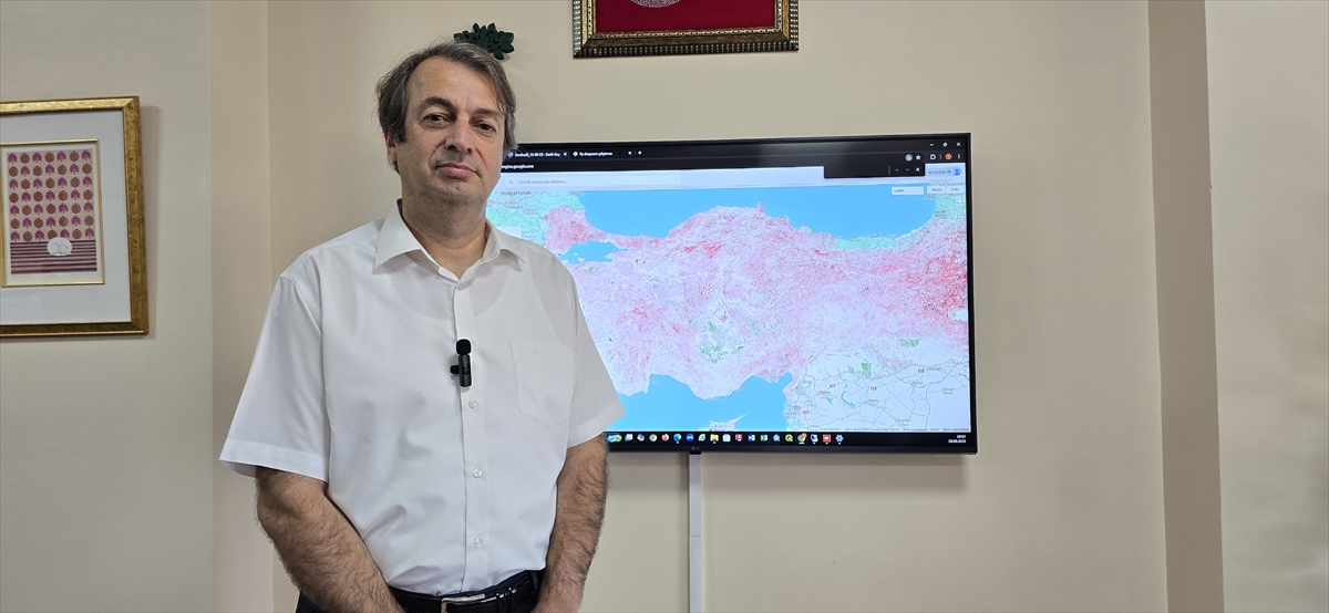 Uydu verilerinden yararlanılarak geliştirilen yazılımla Türkiye'nin “kuraklık haritası” çıkarıldı