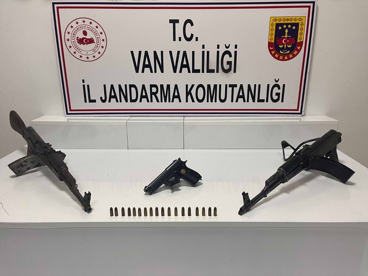 Van'da silah ve mühimmat ele geçirildi