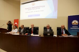 EDİRNE (AA) – Trakya Üniversitesi (TÜ) Rektörü Prof. Dr. Mustafa