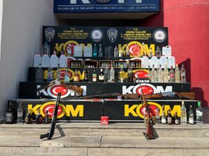 - Polis kamerasıyla görüntülenen operasyonda 16 bin 615 litre kaçak